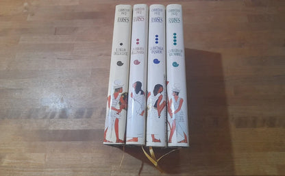 IL ROMANZO DI RAMSES 4 VOLUMI. CHRISTIAN JACQ. EDIZIONE EUROCLUB. INCOMPLETO. 4 VOLUMI DI 5. 1997 - 1998.
