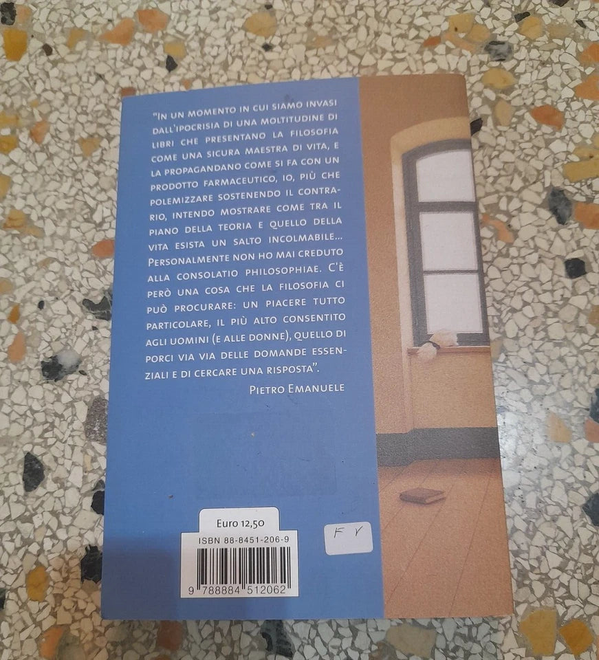 FILOSOFI A LUCI ROSSE. PIETRO EMANUELE. SALANI EDITORE. 1° EDIZIONE 2004.