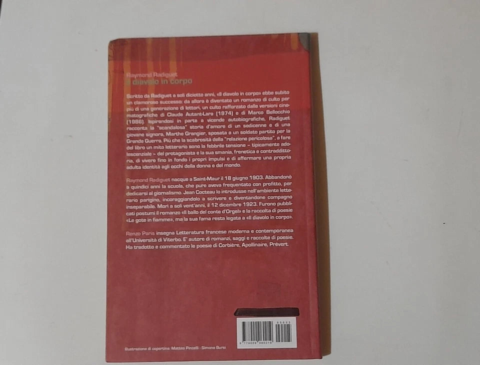 IL DIAVOLO IN CORPO. RAYMOND RADIGUET. EDIZIONE SPECIALE PER IL GIORNALE 1993. EDIZIONE INTEGRALE. NEWTON COMPTON EDITORI. COLLANA: ROMANZI 5.