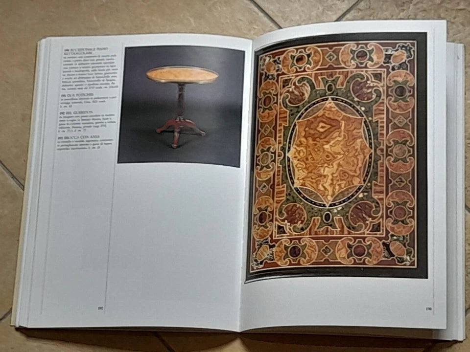 MOBILI ITALIANI ED EUROPEI, OGGETTI D'ARTE, MARMI, ARAZZI, MAIOLICHE, PORCELLANE. AA.VV. 1987.