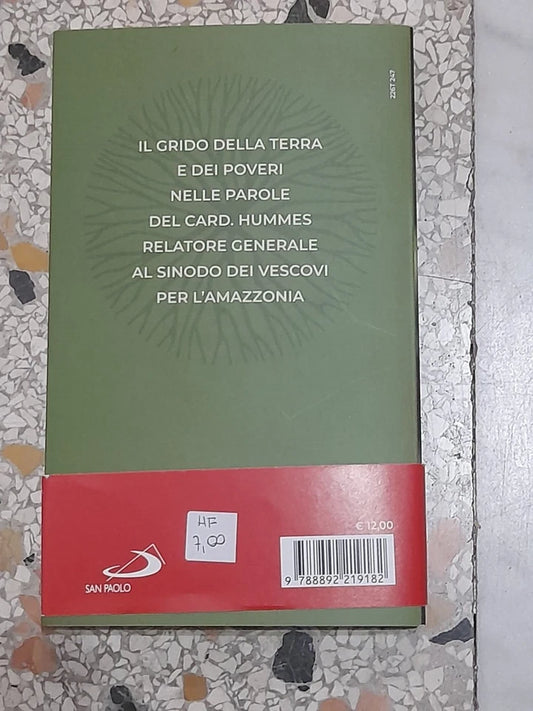 IL SINODO PER L'AMAZZONIA. CARDINALE CLAUDIO HUMMES. EDIZIONI SAN PAOLO 2019.