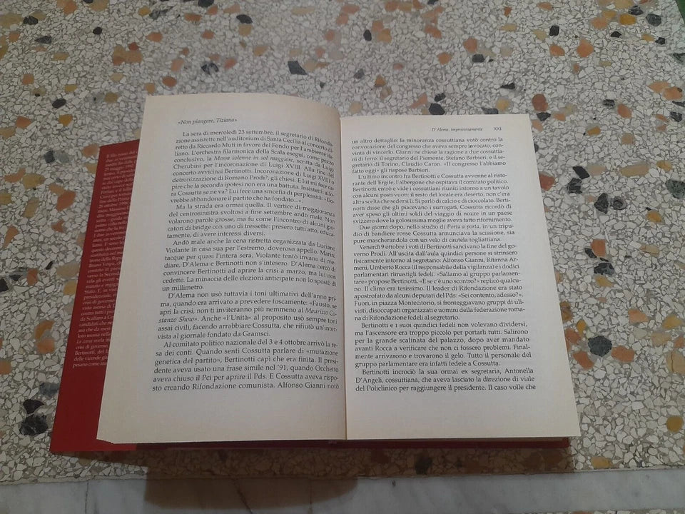 LA CORSA. BRUNO VESPA. RAI.ERI MONDADORI EDITORE. 1° EDIZIONE 1998. COLLEZIONE: I LIBRI DI BRUNO VESPA.