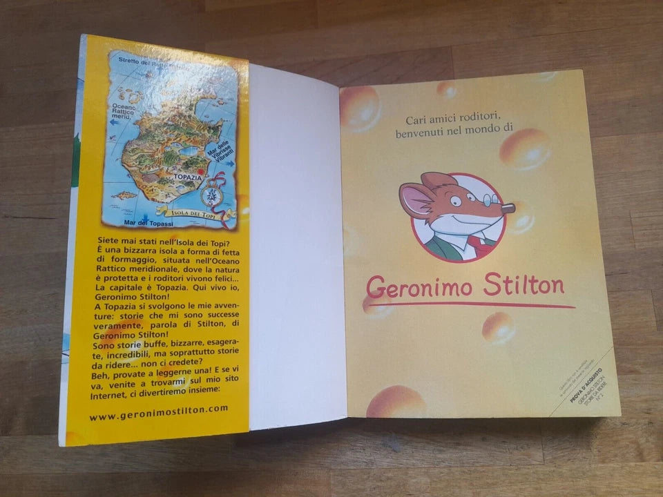 GERONIMO STILTON. UN CAMPER COLOR FORMAGGIO. COLLANA: STORIE DA RIDERE 2. PIEMME JUNIOR EDIZIONI. 1° EDIZIONE 2000.