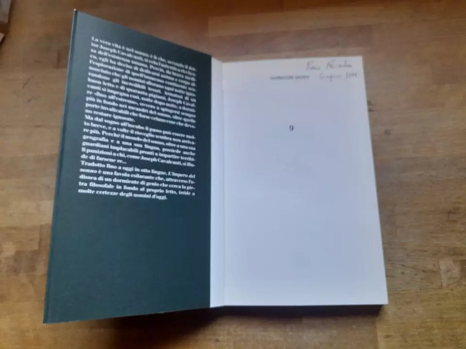 L'IMPERO DEL SONNO. HENRI - FRÈDÈRIC BLANC. GIUNTI EDITORE. COLLANA: NARRATORI GIUNTI 9.  RISTAMPA 1993.