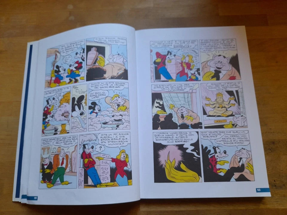 TOPOLINO. I MITICI DISNEY. LE GRANDI STORIE A FUMETTI DEI MITICI PERSONAGGI DISNEY. EDIZIONE SPECIALE PER CORRIERE DELLA SERA E GAZZETTA DELLO SPORT, 2009. TESTI: FABIO LICARI-ANTONIO SECONDO.
