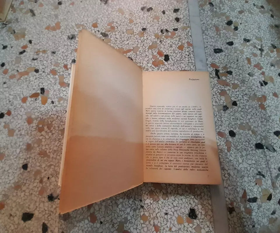 LAVORO SALARIATO E CAPITALE. KARL MARX. EDITORI RIUNITI. COLLANA: LE IDEE 14. 4° EDIZIONE 1971.