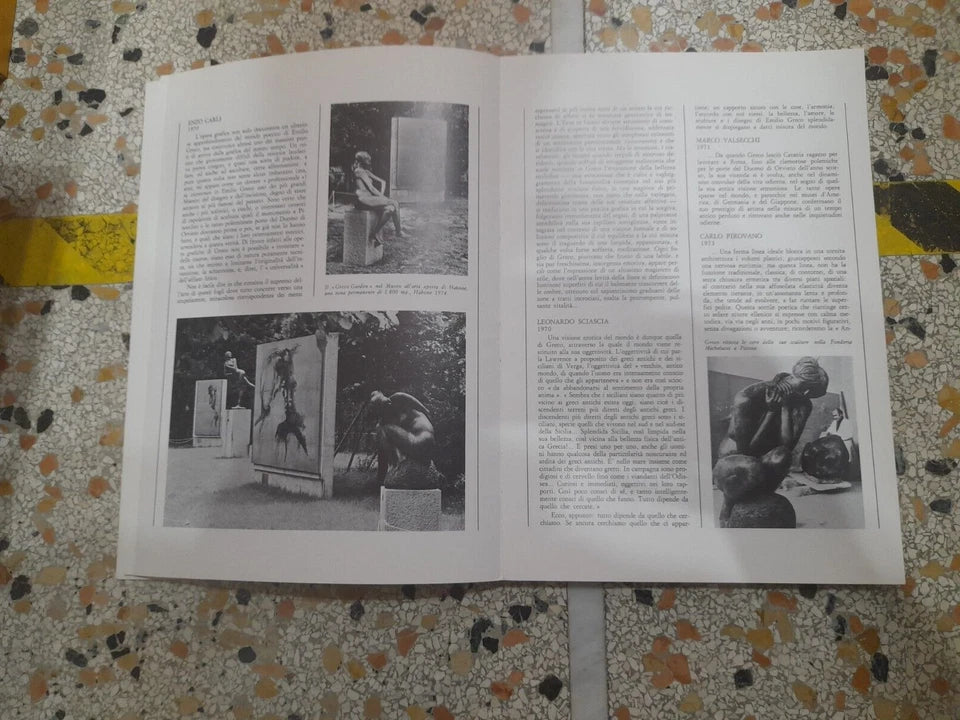 RAVENNA CENTRO DANTESCO 21 MARZO - 31 OTTOBRE 1982. MOSTRA ANTOLOGICA DI EMILIO GRECO ALLA CITTA' DI DANTE.