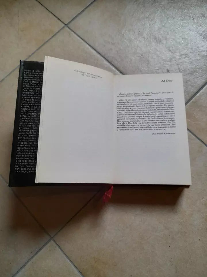 L'ARENA OSCURA - MAMMA LUCIA. 2 GRANDI ROMANZI DI MARIO PUZO. EDIZIONE EUROCLUB. 1° EDIZIONE 1979. COLLANA: OMNIBUS EUROCLUB
