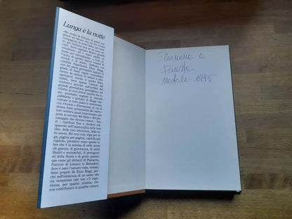 LUNGA E' LA NOTTE. ENZO BIAGI. COLLANA: NUOVA ERI. RIZZOLI EDITORE. 3° EDIZIONE: NOVEMBRE  1995.