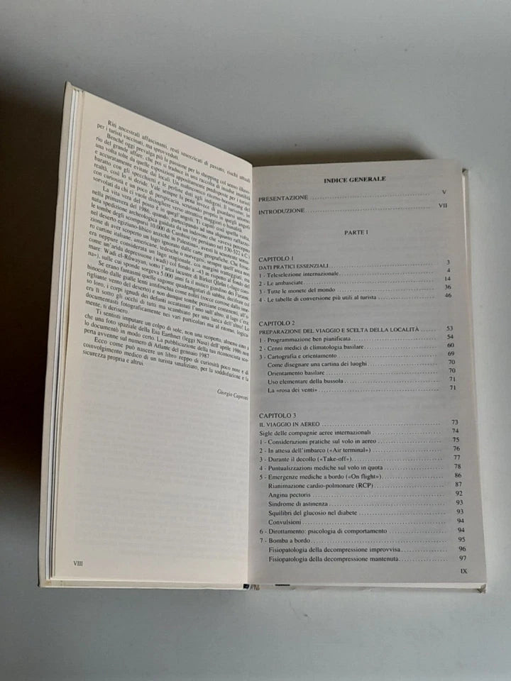 IL NUOVO MEDICO TURISTA. DOTT. GIORGIO CAPROTTI. NOVARTIS EDIZIONI. RISTAMPA 1997.