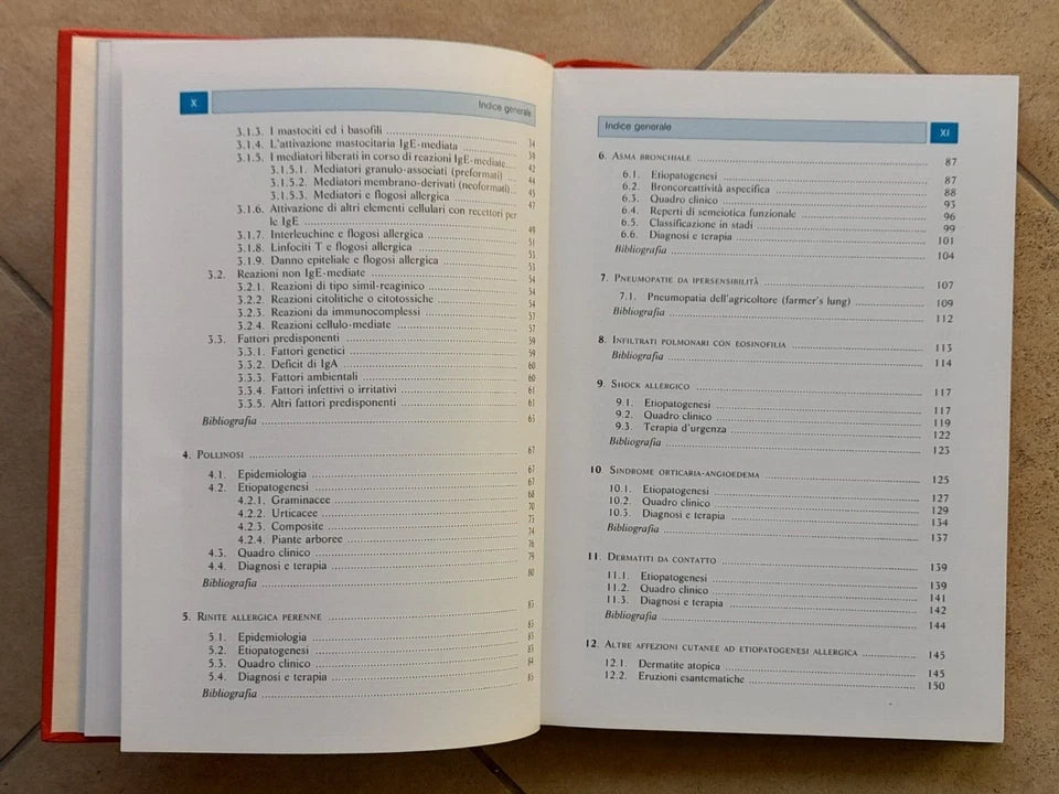 MANUALE PRATICO DI ALLERGOLOGIA. EMANUELE ERRIGO. LOMBARDO EDITORE. 1° EDIZIONE 1990.  CON 70 FIGURE, DI CUI 65 A COLORI.
