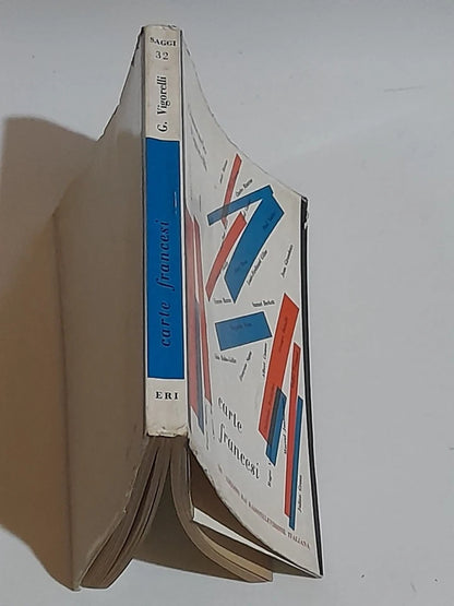 CARTE FRANCESI. GIANCARLO VIGORELLI. ERI-RAI RADIOTELEVISIONE ITALIANA. COLLANA: SAGGI 32. RISTAMPA 1959.