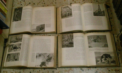 STORIA DELL'ARTE. DINO CAMPINI. 4 VOLUMI. EDIZIONI LIBRARIE ITALIANE-MILANO. ILLUSTRATO. ANNI '60.