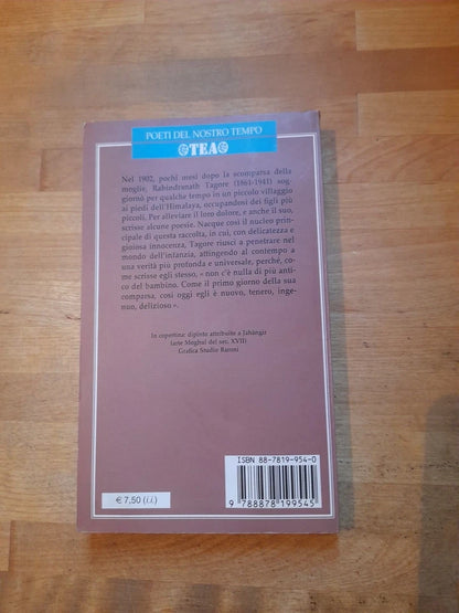 CANTO D'INFANZIA (SISSU). RABINDRANATH TAGORE. COLLANA: POETI DEL NOSTRO TEMPO. TEA EDITRICE 2003.