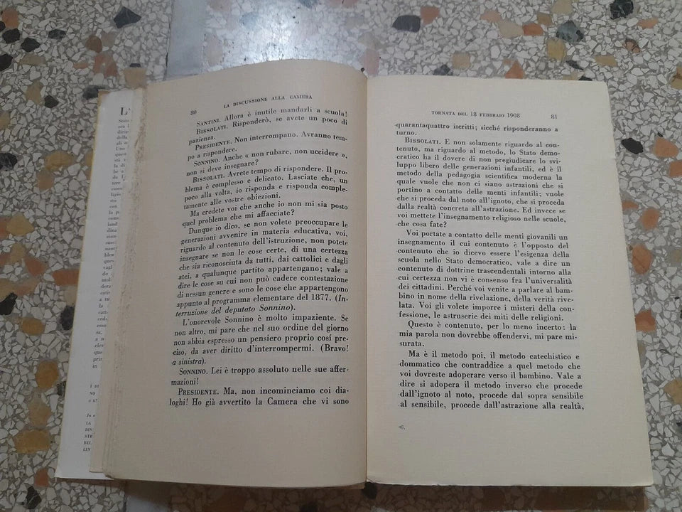 LO STATO CATECHISTA. ALBERTO AQUARONE. PARENTI EDITORE. 1° EDIZIONE 1961. COLLANA: STATO E CHIESA XI.