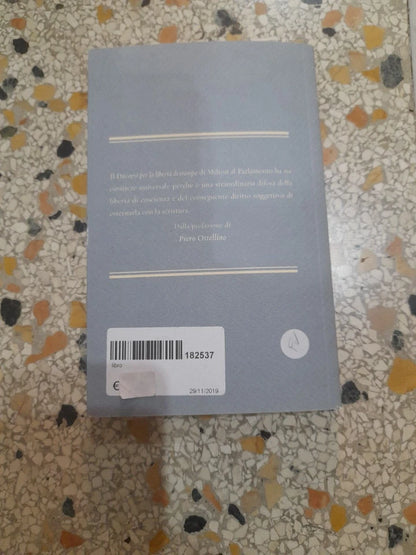 AREOPAGITICA DISCORSO PER LA LIBERTA' DI STAMPA. JOHN MILTON. COLLANA: I CLASSICI DEL PENSIERO LIBERO. EDIZIONE SPECIALE PER IL CORRIERE DELLA SERA, 2010.