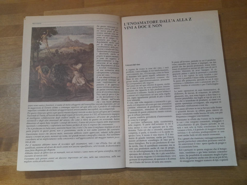 VINI D'ITALIA. BARTOLOMEO CARDINALI. EDAGRICOLA EDIZIONE 1978. COLLANA: BIBLIOTECA DI VITICOLTURA. EDIZIONE FUORI COMMERCIO.