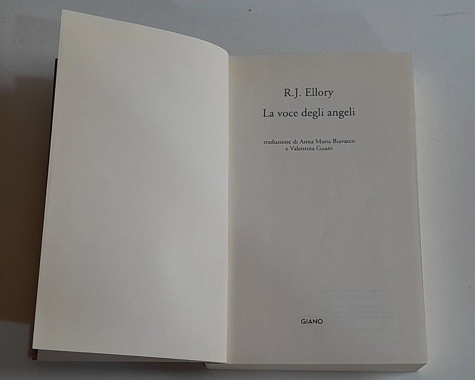 LA VOCE DEGLI ANGELI. ROGER JON ELLORY. GIANO EDIZIONI. 1° EDIZIONE 2013. COLLANA: I LIBRI DELLA CIVETTA 24.