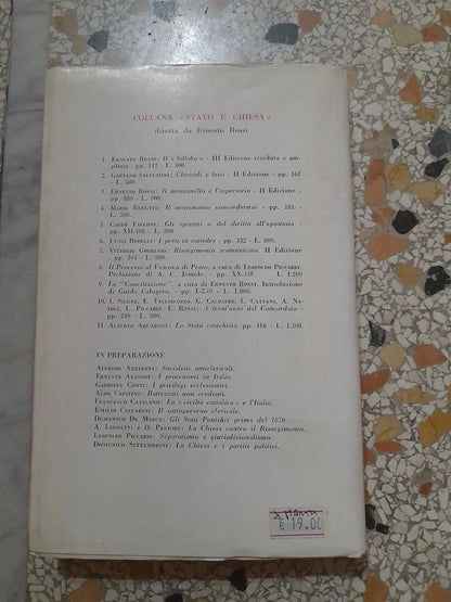 LO STATO CATECHISTA. ALBERTO AQUARONE. PARENTI EDITORE. 1° EDIZIONE 1961. COLLANA: STATO E CHIESA XI.
