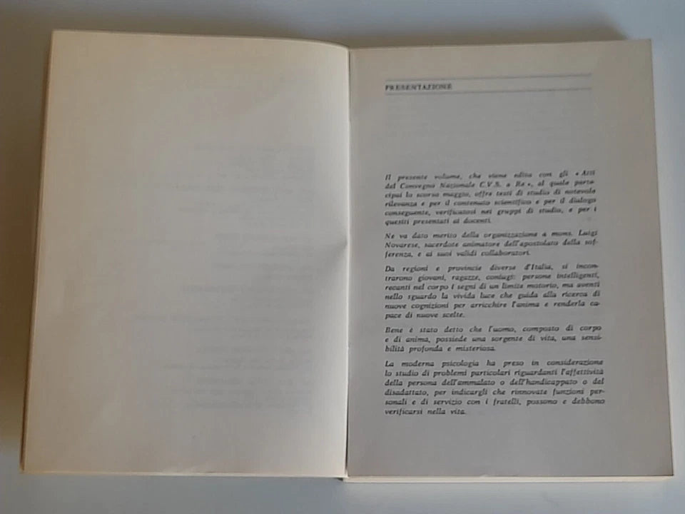 L'AMMALATO E IL MATRIMONIO. AA.VV. "CENTRO STUDI" VOLONTARI DELLA SOFFERENZA EDITORI. RISTAMPA 1971.