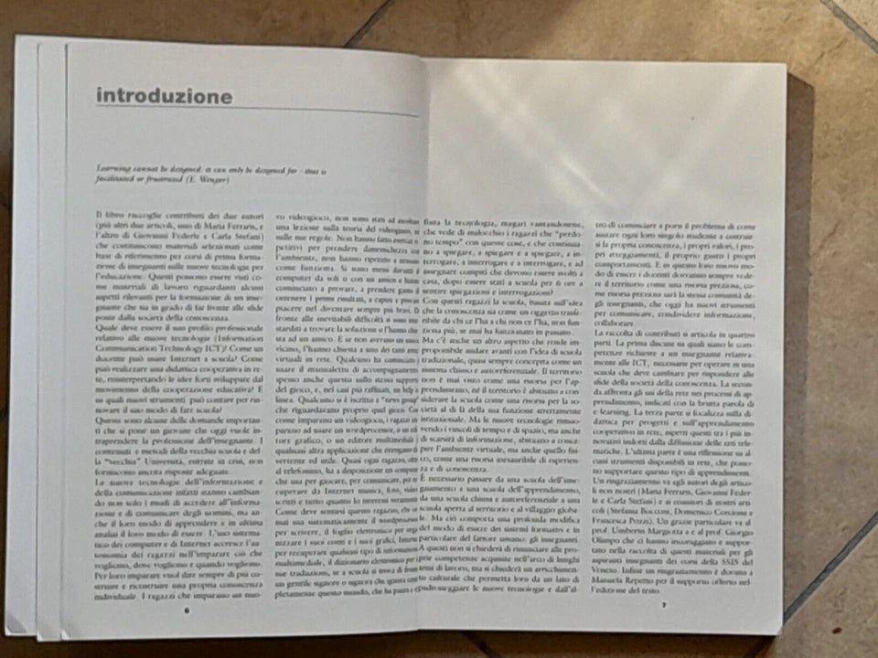 LEZIONI DI TECNOLOGIE DIDATTICHE. MONICA BANZATO - VITTORIO MIDORO. EDIZIONI MENABO'. COLLANA: DIDATTICA. 1° EDIZIONE 2006.