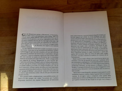 SUL FIUME E ALTRI RACCONTI. GUY DE MAPASSANT. EDIZIONI SCOLASTICHE MONDADORI. RISTAMPA 1992.  COLLANA: I CLASSICI DELLA NARRATIVA - LA BOTTEGA DEL LETTORE.