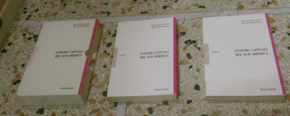 ANTICHE CAPITALI DEL SUD AMERICA. FRANCESCO LUCARELLI ELVIRA - PETRONCELLI. GUIDA EDITORI. COLLANA: GUIDA RICERCA ARCHITETTURA E URBANISTICA. 1° EDIZIONE 1987.