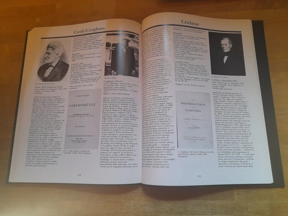 DIZIONARIO BIOGRAFICO DELLA STORIA DELLA MEDICINA E DELLE SCIENZE NATURALI. ROY PORTER. FMR EDITORE. RISTAMPA 1984.