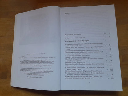 IL GIURISTA E IL DIRITTO. STUDI PER FEDERICO SPANTIGATI. ANDREA BIXIO - GIULIANO CRIFO'. FRANCO ANGELI EDITORE. RISTAMPA 2010. COLLANA: POLITICA E STORIA.