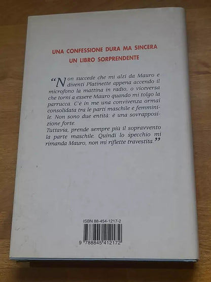 PLATINETTE. TUTTO DI ME. RIFLESSIONI. A CURA DI VALERIO DE FILIPPIS. SONZOGNO EDITORE. RISTAMPA 2005.