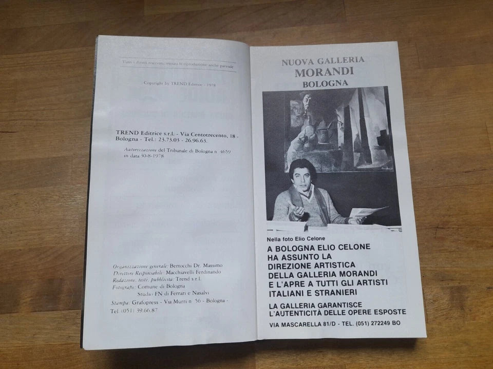 BOLOGNA GUIDE BOOK. GUIDA PRATICA DI BOLOGNA. TREND EDITRICE. 1° EDIZIONE 1978. ITALIANO-INGLESE-FRANCESE-TEDESCO.