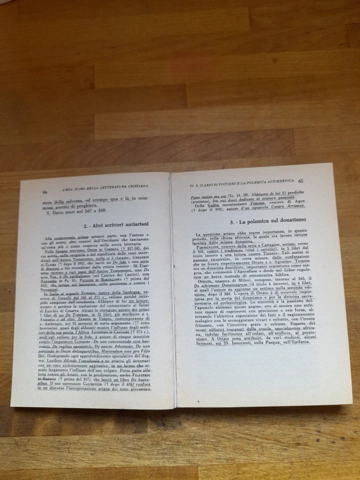LETTERATURA LATINA CRISTIANA. MICHELE PELLEGRINO. EDIZIONI STUDIUM. COLLANA: NUOVA UNIVERSALE STUDIUM 45. RISTAMPA GENNAIO 1985.