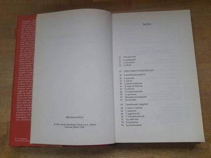 CAPIRE I SENTIMENTI. PER CONOSCERE MEGLIO SE STESSI E GLI ALTRI. VERA SLEPOJ. MONDADORI EDITORE. 1° EDIZIONE 1996. COLLANA: INGRANDIMENTI