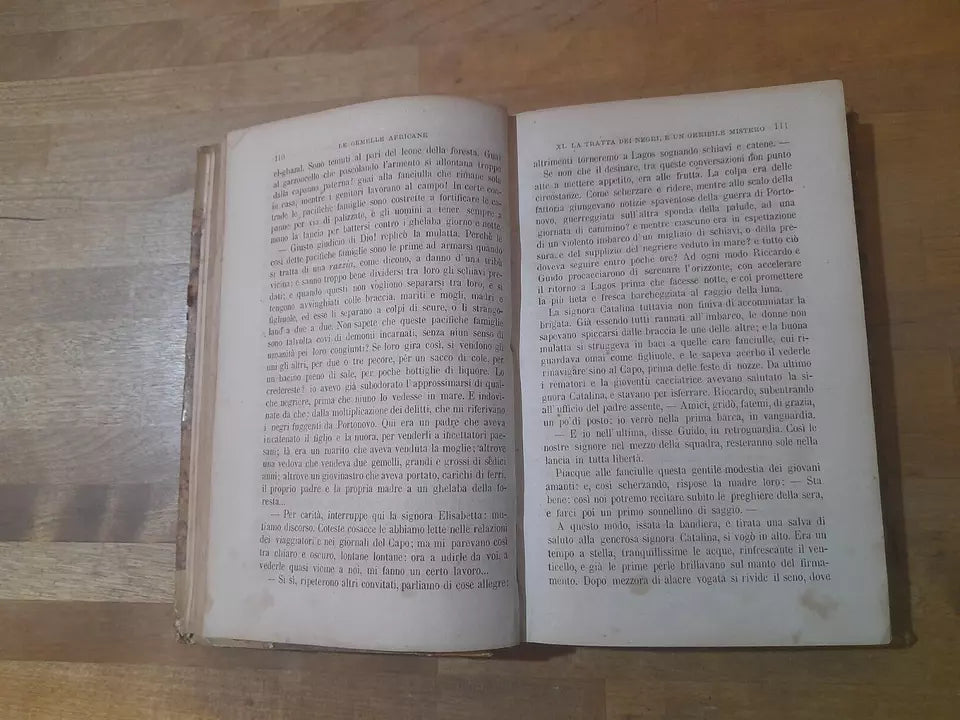LE GEMELLE AFRICANE OSSIA L'AFRICA INTERNA DESCRITTA DAL VERO. VOLUME 1. PEL P. GIO. 2° EDIZIONE 1878. GIUSEPPE FRANCO D. C. D. G. PRATO  - TIPOGRAFIA GIACHETTI, FIGLIO E C. - 1878.