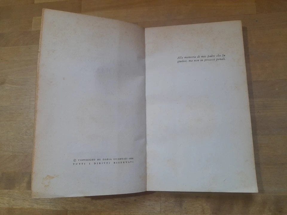 PROCESSO A VOLOSCA. FRANCO VEGLIANI. EDIZIONI GUARNATI. 1 ° EDIZIONE 1958. COLLANA: I LIBRI DELLA TEMPESTA VOUME. 1