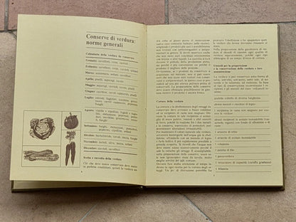 VERDURE SOTTOVETRO. ANGELO SORZIO. F.LLI FABBRI EDITORI.  CONSERVATUTTO. 4° RISTAMPA 1976.