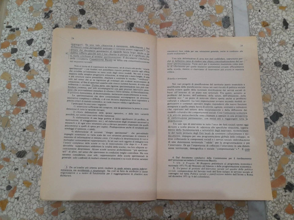 SOCIOLOGIA DELLA SPERIMENTAZIONE DIDATTICA. ALBERTO MERIER. SAVELLI EDITORE. RISTAMPA 1975. COLLANA: SAGGISTICA 72.