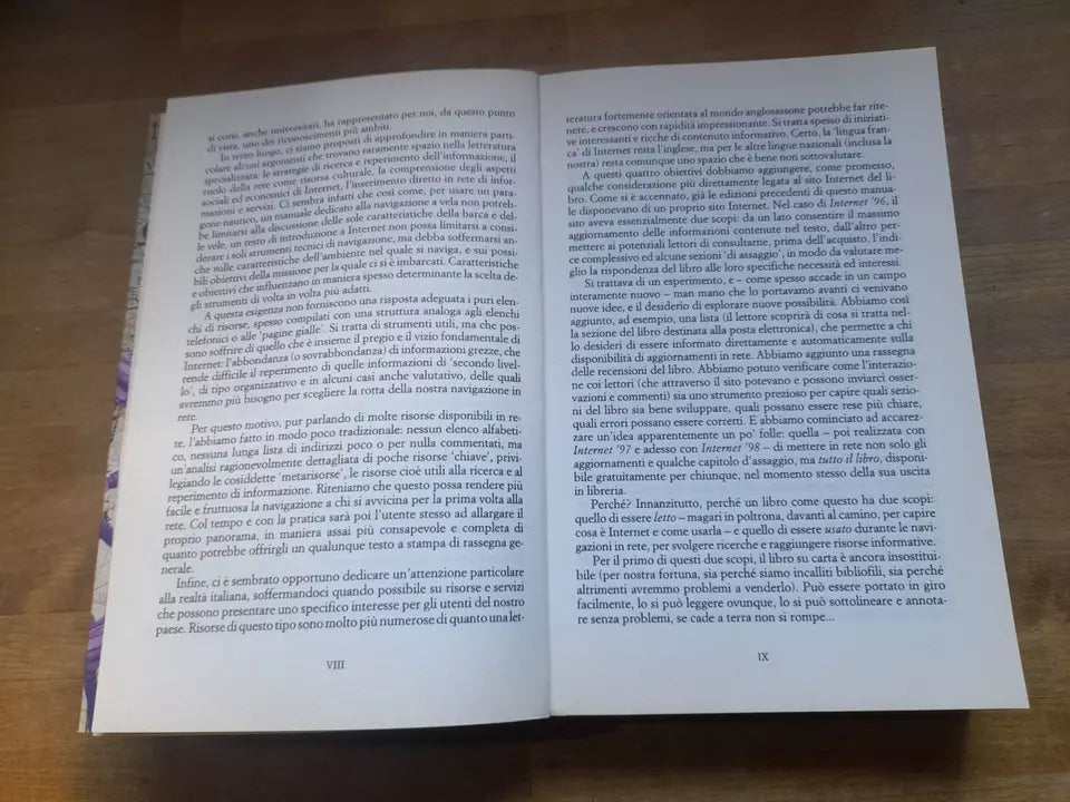 INTERNET '98. MANUALE PER L'USO DELLA RETE. AA.VV. LATERZA EDITORI. COLLANA: I ROBINSON. 2° EDIZIONE 1998.