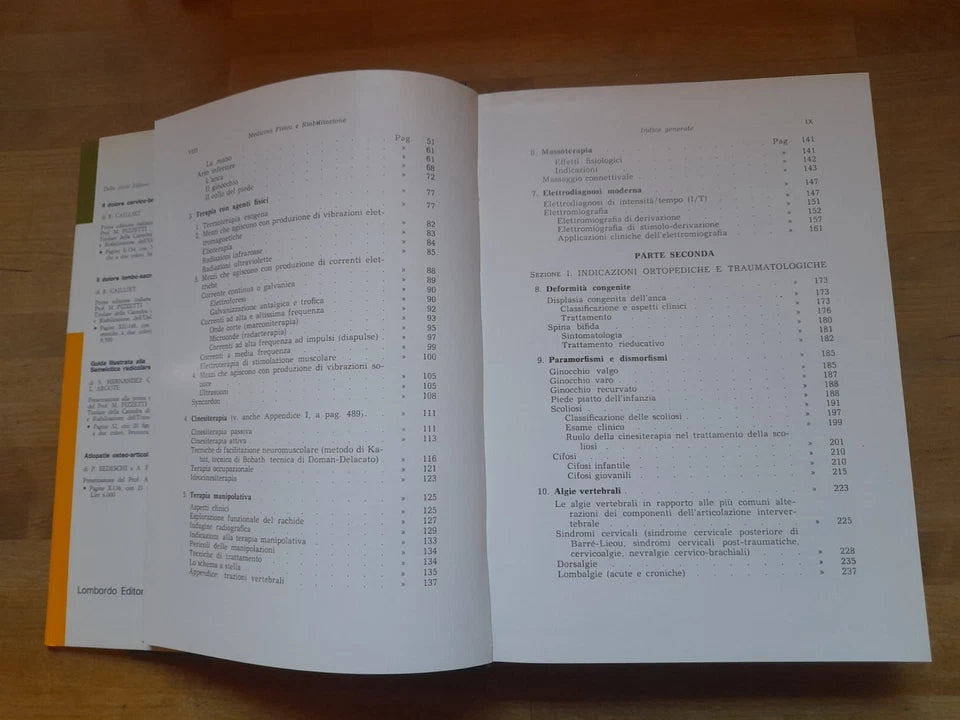 MEDICINA FISICA E RIABILITAZIONE. MARCELLO PEZZETTI - IGNAZIO CARUSO. LOMBARDO EDITORE. 3° EDIZIONE AMPLIATA, 1980.