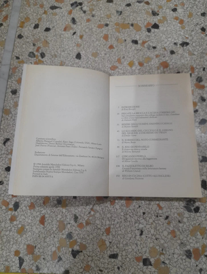 LA SCIENZA GAIA-SAGGI SUL RISO. EMY BESEGHI. MONDADORI EDITORE. COLLANA: L'ISOLA MISTERIOSA 4 INFANZIE - QUADERNI. 1° EDIZIONE APRILE 1998.