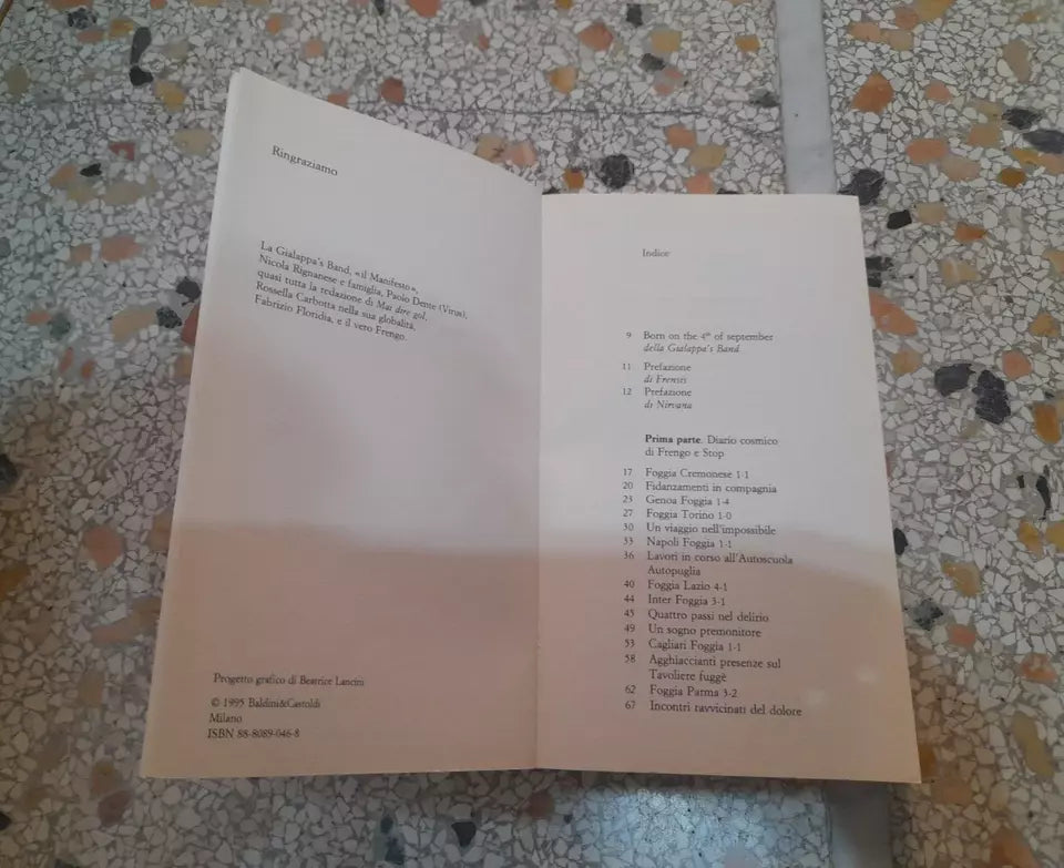 DIARIO DI UN ANARCHICO FOGGIANO. ANTONIO ALBANESE-ENZO SANTIN. BALDINI&CASTOLDI. RISTAMPA 1995. COLLANA: LE FORMICHE 37.