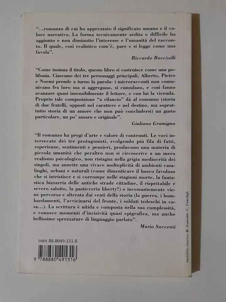 STORIA A TRE VOCI. GIANNA MURRI. GUARALDI EDIZIONI. 1° EDIZIONE 1997. COLLANA: ALTRA NARRATIVA.