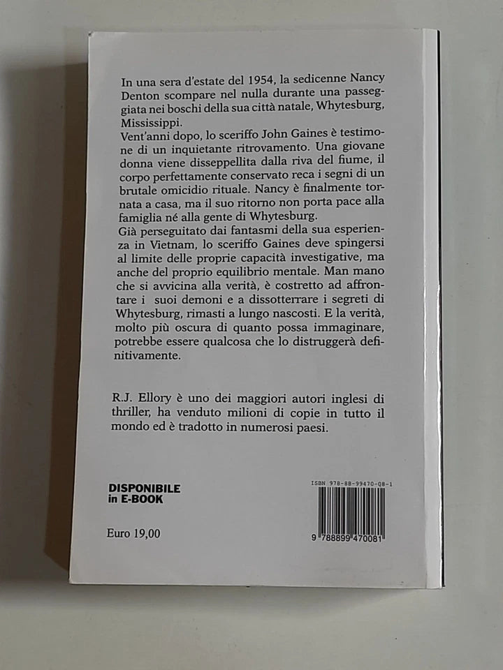IL DIAVOLO E IL FIUME. ROGER JON ELLORY. 21  EDITORE. COLLANA: PENAROL. 1° EDIZIONE ITALIANA 2016.