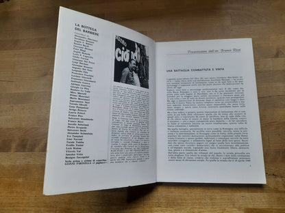LA BOTTEGA DEL BARBIERE NEL 40° DEL 18 APRILE 1948.  GIORDANO MARCHIANI.  EUROPROM EDIZIONI. RISTAMPA 1988.