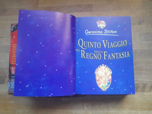 QUINTO VIAGGIO NEL REGNO DELLA FANTASIA. GERONIMO STILTON. PIEMME EDIZIONI 2009.