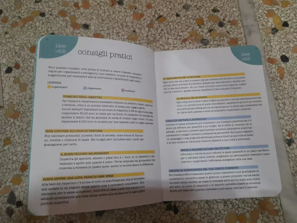 KAKEBO L'AGENDA DEI CONTI DI CASA PER RISPARMIARE E GESTIRE LE TUE SPESE. AA.VV. DEMETRA EDITORE. 4° RISTAMPA 2017.