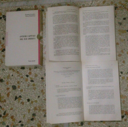 ANTICHE CAPITALI DEL SUD AMERICA. FRANCESCO LUCARELLI ELVIRA - PETRONCELLI. GUIDA EDITORI. COLLANA: GUIDA RICERCA ARCHITETTURA E URBANISTICA. 1° EDIZIONE 1987.