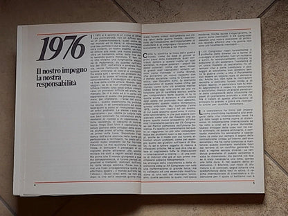 ALMANACCO PCI '76.  AA.VV. FRATELLI SPADA EDITORIALE - ROMA. 1° EDIZIONE 1976.
