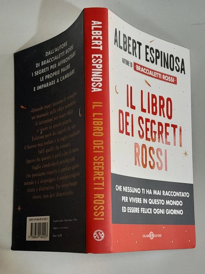 IL LIBRO DEI SEGRETI ROSSI. ALBERT ESPINOSA. SALANI EDITORE. 1° EDIZIONE 2016.