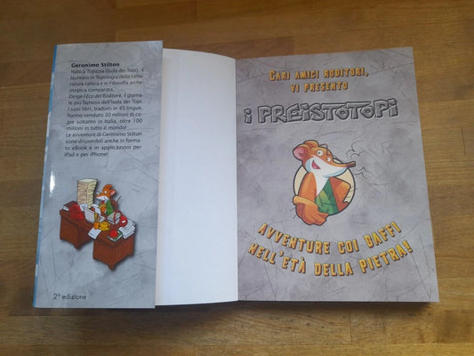 GERONIMO STILTON. L'ABOMINEVOLE RATTO DELLE NEVI. COLLANA: I PREISTOTOPI 17. PIEMME JUNIOR EDIZIONI. 1° EDIZIONE 2014.